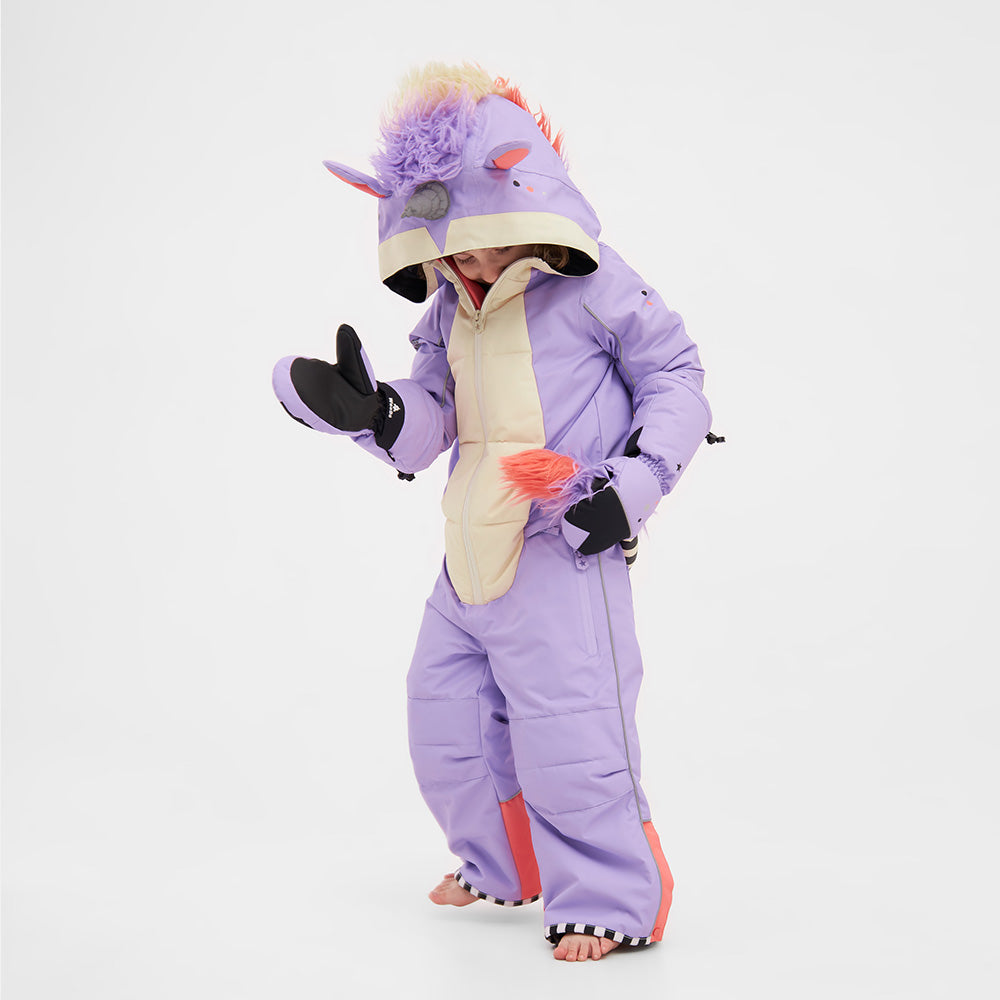 UNIDO Lila Unicorn Snowsuit