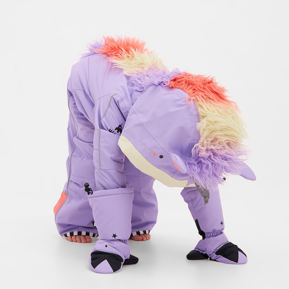 UNIDO Lila Unicorn Snowsuit