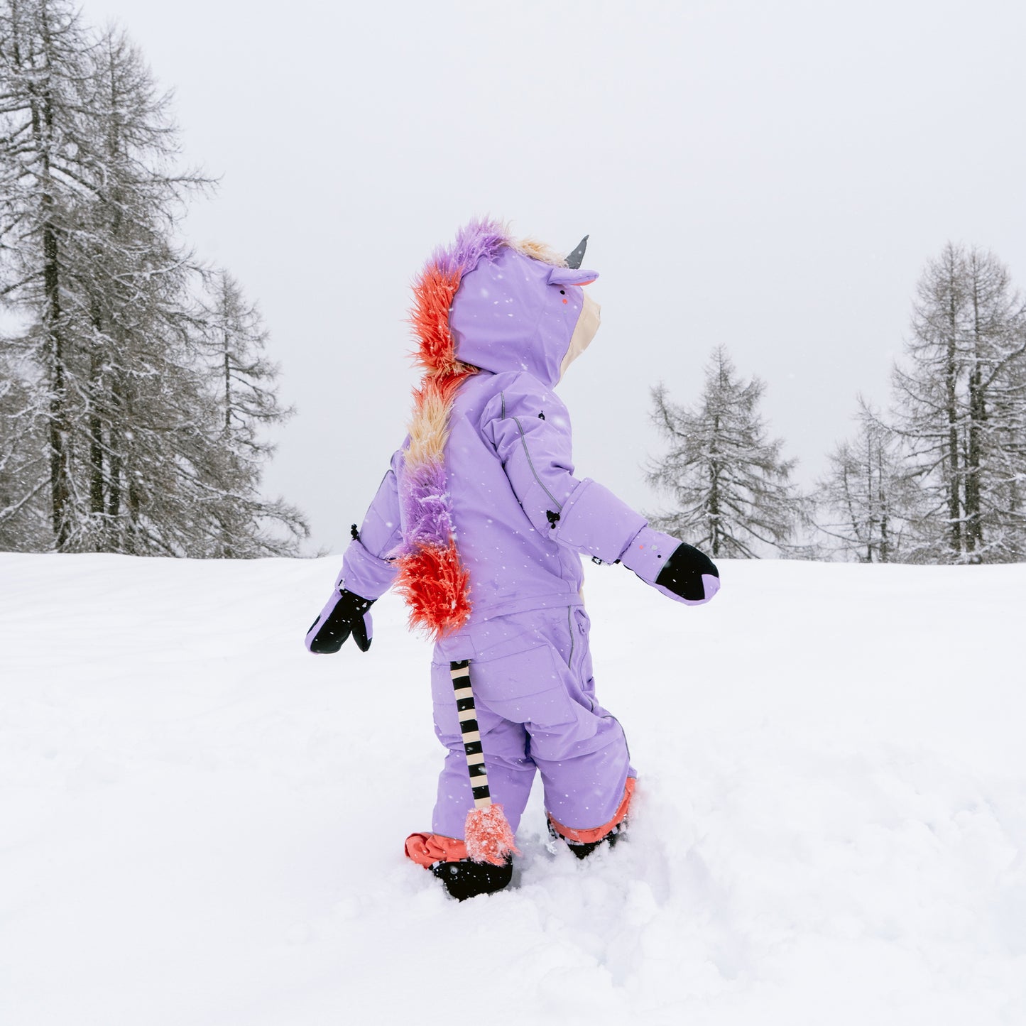 UNIDO Lila Unicorn Snowsuit